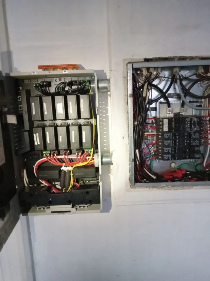 Electrical panel upgrade completed for Ring Doorbell Installation in Dwight